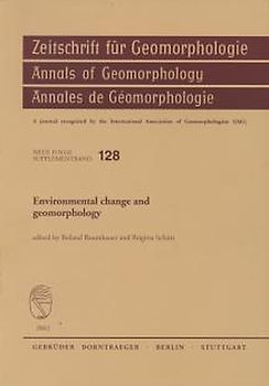 Environmental change and geomorphology