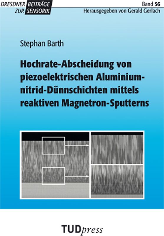 Hochrate-Abscheidung von piezoelektrischen Aluminiumnitrid-Dünnschichten mittels reaktiven Magnetron-Sputterns