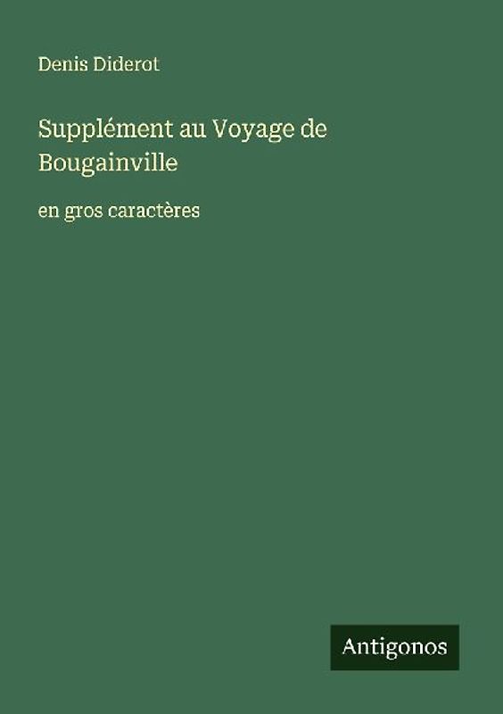 Supplément au Voyage de Bougainville