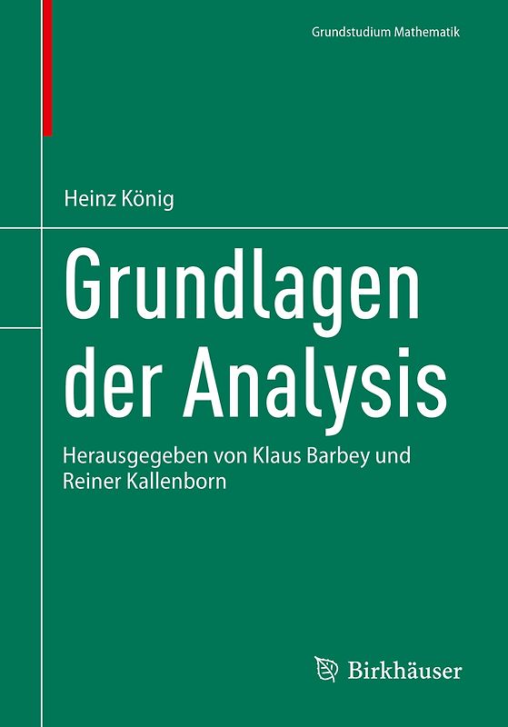 Grundlagen der Analysis