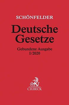 Deutsche Gesetze Gebundene Ausgabe I/2020