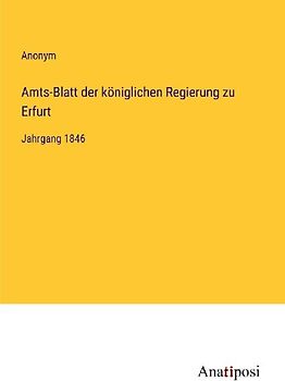 Amts-Blatt der königlichen Regierung zu Erfurt