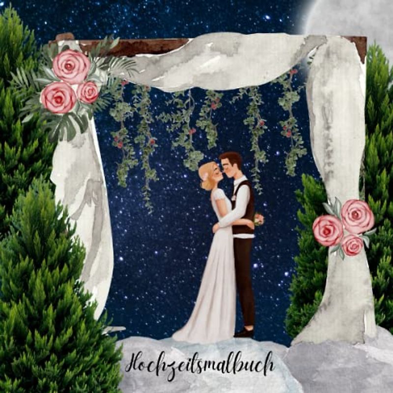 Hochzeitsmalbuch: Malbuch für Kinder als Gastgeschenk und Beschäftigung auf deiner Hochzeit, 20,96 cm x 20,96 cm, Edition Sonnenblumen