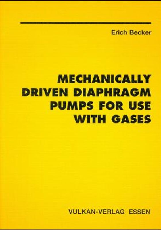 Mechanically driven diaphragm pumps for use with gases