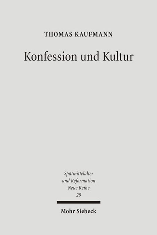 Konfession und Kultur