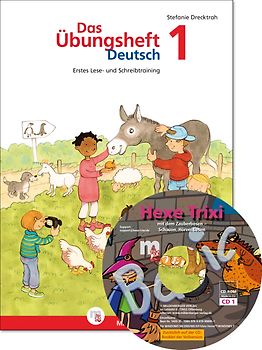 Das Übungsheft Deutsch / Das Übungsheft Deutsch 1, mit CD-ROM Hexe Trixi Basic 1