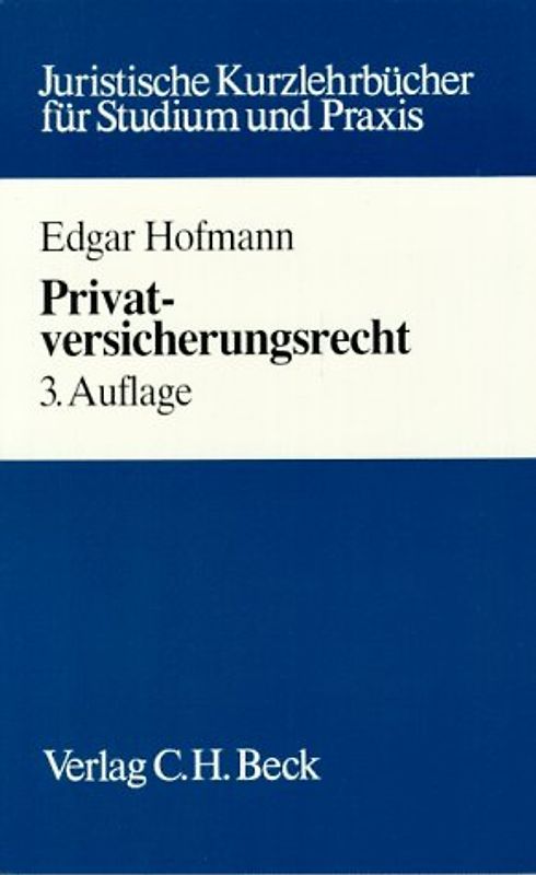 Privatversicherungsrecht