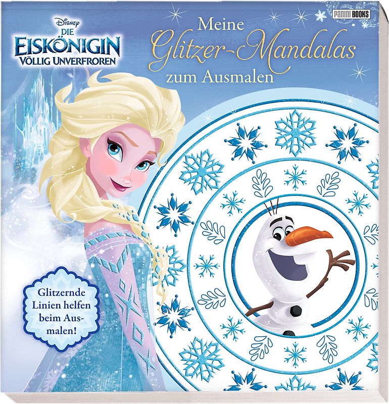 Disney Die Eiskönigin: Meine Glitzer-Mandalas zum Ausmalen