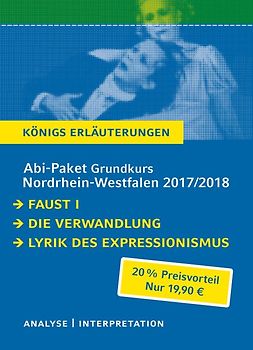 Abi-Paket Grundkurs Nordrhein-Westfalen 2017 & 2018 – Königs Erläuterungen.