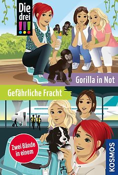 Die drei !!!, Gefährliche Fracht / Gorilla in Not (Doppelband)