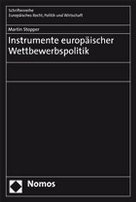 Instrumente europäischer Wettbewerbspolitik