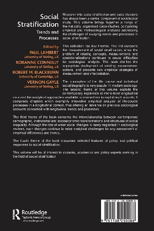 Social Stratification