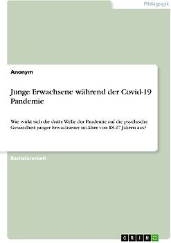 Junge Erwachsene während der Covid-19 Pandemie