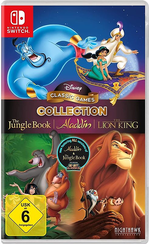 Disney Classic Collection: Aladdin, The Lion King, Jungle Book Nintendo Switch