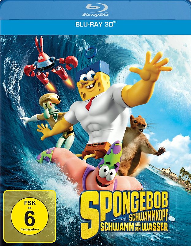 SpongeBob Schwammkopf: Schwamm aus dem Wasser (Blu-ray 3D) 3D Blu-ray Disc