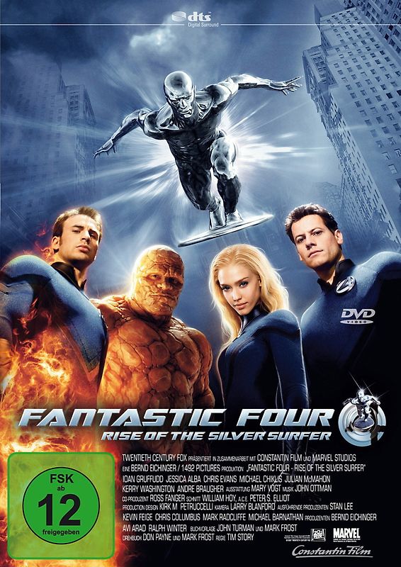 Fantastic 4: Rise of the Silver Surfer DVD