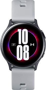 Samsung Galaxy Watch Active2 40 mm boîtier aluminium noir et bracelet sport noir [Wi-Fi, Under Armour Edition]