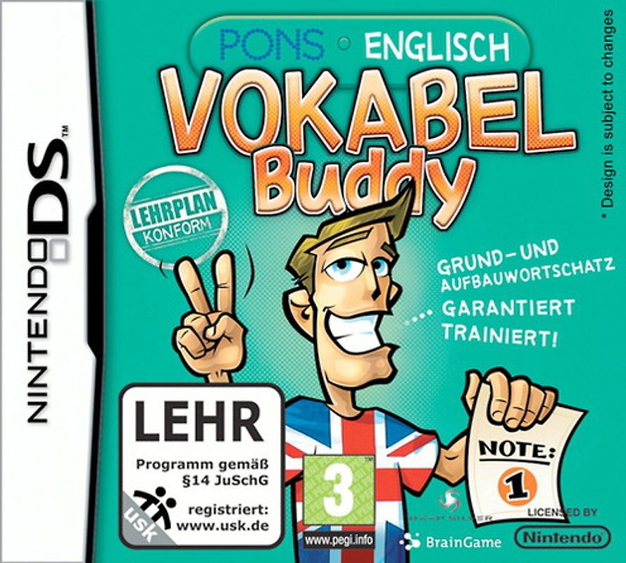 PONS Vokabel Buddy Englisch Nintendo DS