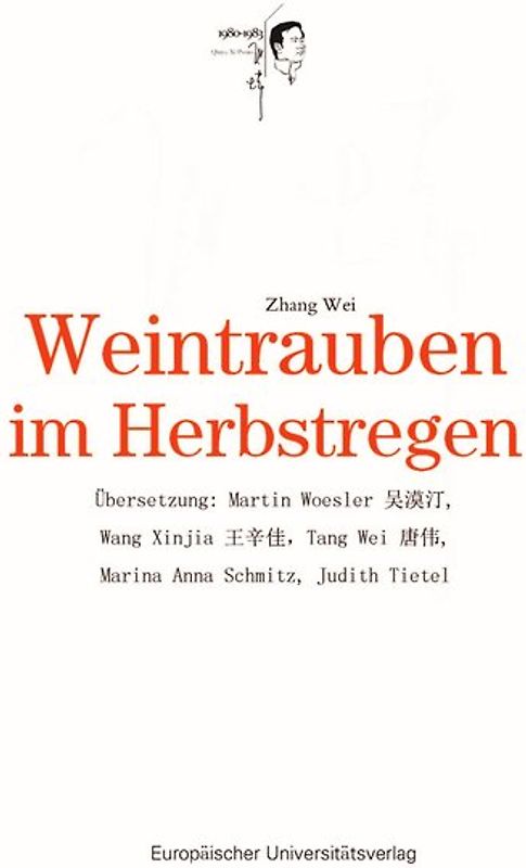 Weintrauben im Herbstregen