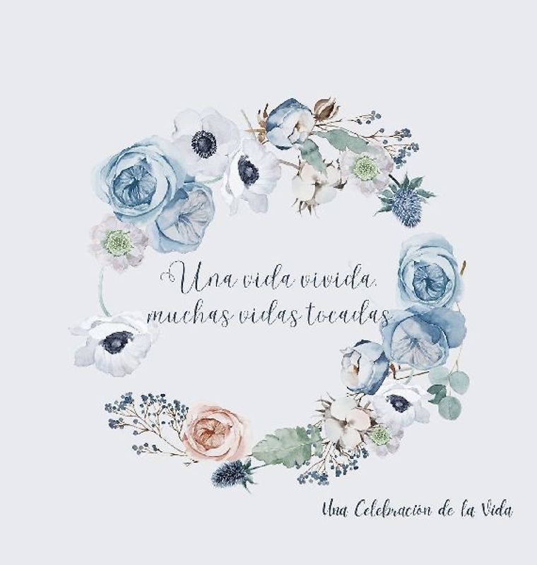 Celebración de la vida, libro funerario, libro de condolencias para firmar (tapa dura).