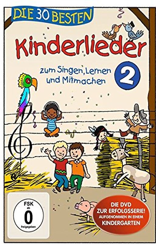 Die 30 besten Kinderlieder 2 - Die DVD - zum Singen, Lernen und Mitmachen DVD