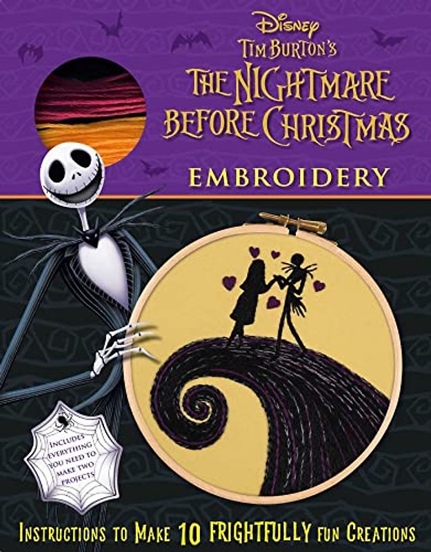 Disney Tim Burton's The Nightmare Before Christmas Embroidery (Embroidery Craft)