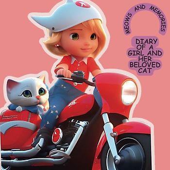 Meows and Memories: An Illustrated Diary of a Girl and Her Beloved Cat: Gift for her and him a book. Gift idea for child.