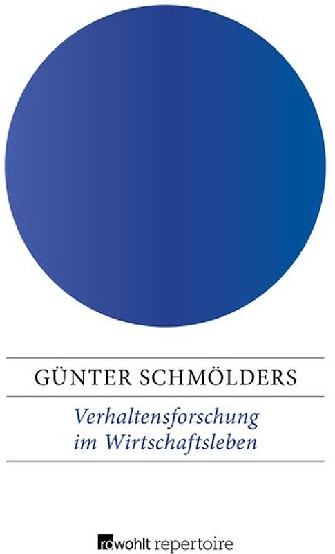 Verhaltensforschung im Wirtschaftsleben
