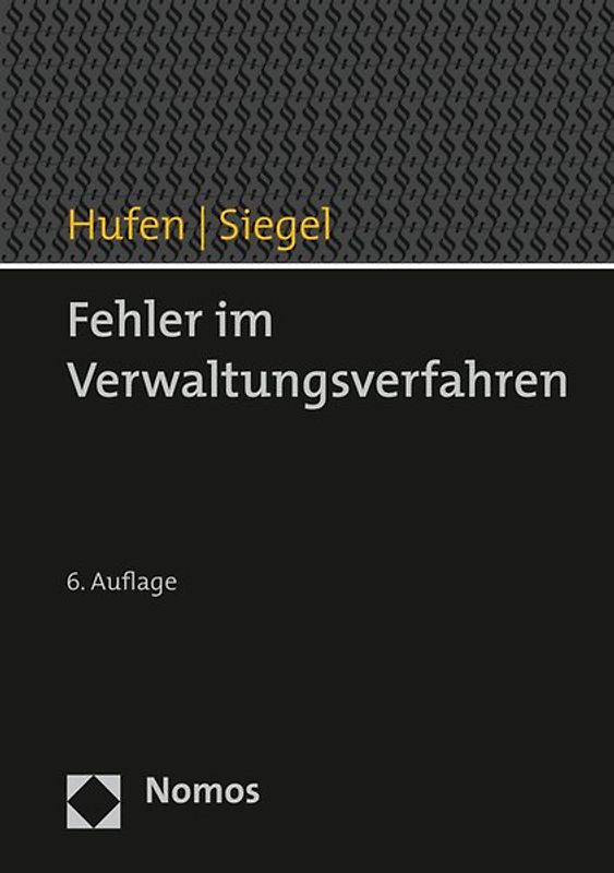 Fehler im Verwaltungsverfahren