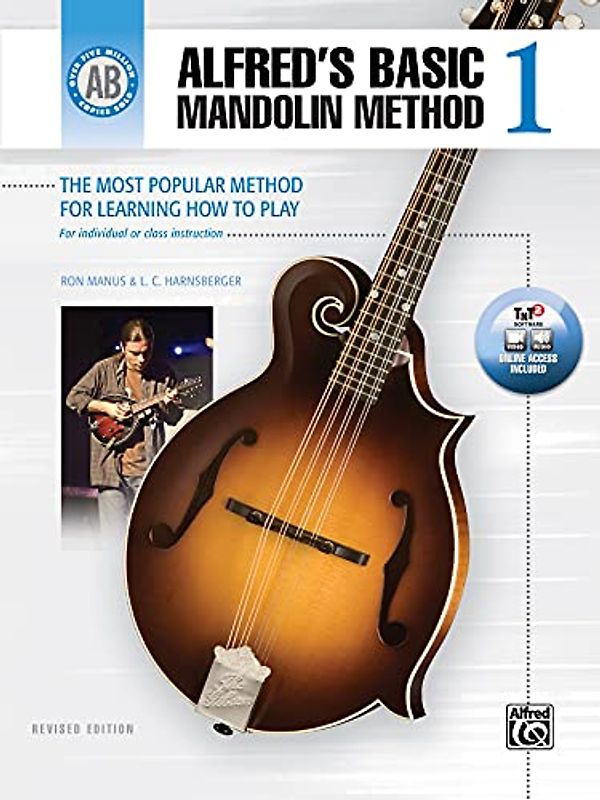 Alfred's Basic Mandolin Method 1: The Most Popular Method for Learning How to Play, Book & Online Media: The Most Popular Method for Learning How to ... (Alfred's Basic Mandolin Library)
