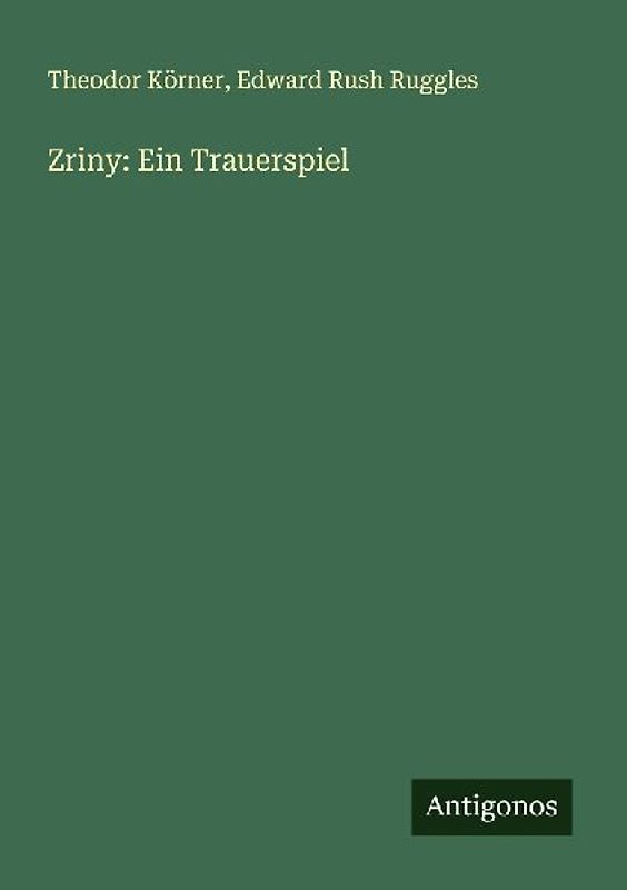 Zriny: Ein Trauerspiel