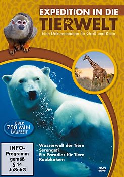 Expedition in die Tierwelt [4 DVDs] DVD