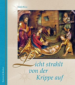 Licht strahlt von der Krippe auf