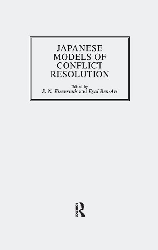 Japanese Models Of Conflict Resolution