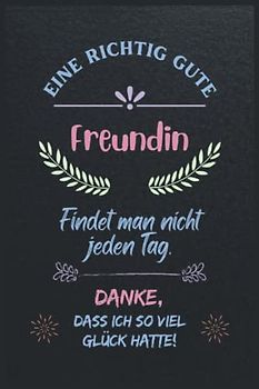 Geschenk für gute Freundin: Danke das es dich gibt Freundin, Notizbücher sind Freundschaftsgeschenke zum Geburtstag oder auch BFF Geschenke ...