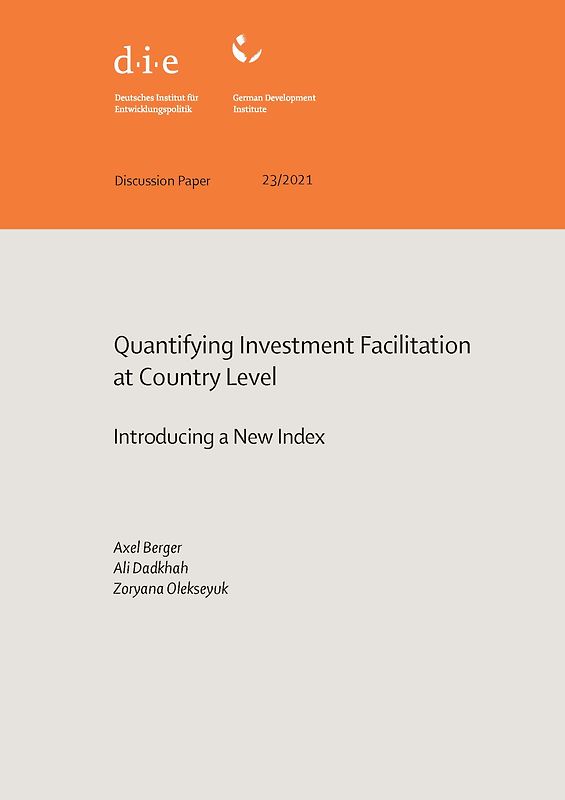 Quantifying investment facilitation at country level