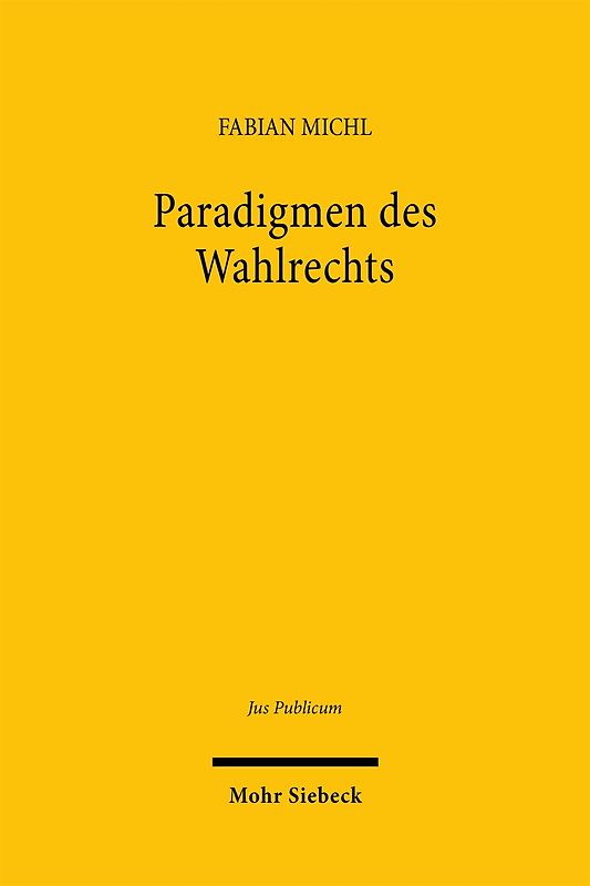 Paradigmen des Wahlrechts