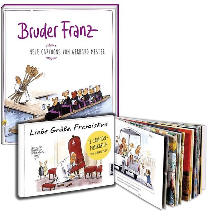 Set 'Bruder Franz' & 'Liebe Grüße, Franziskus'