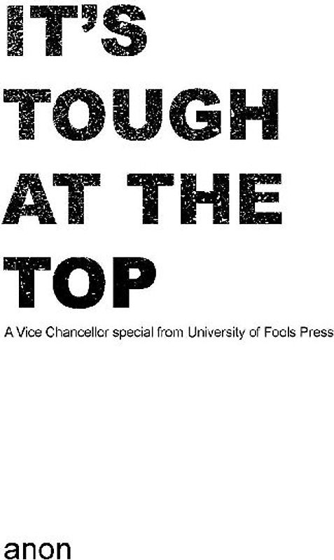 It's Tough at the Top