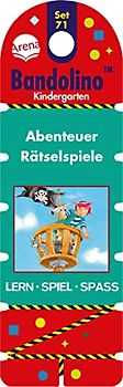 Bandolino Set 71. Abenteuer Rätselspiele: Lernspiel mit Lösungskontrolle für Kinder ab 4 Jahren