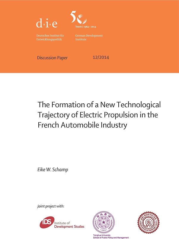 The formation of a new technological trajectory of electric propulsion in the French automobile industry