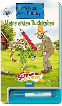 Trötsch Pettersson und Findus Schreib und wisch weg Buchstaben