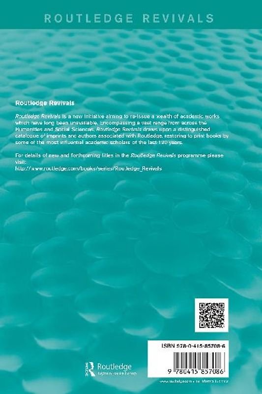 Towards a Theory of Schooling (Routledge Revivals)