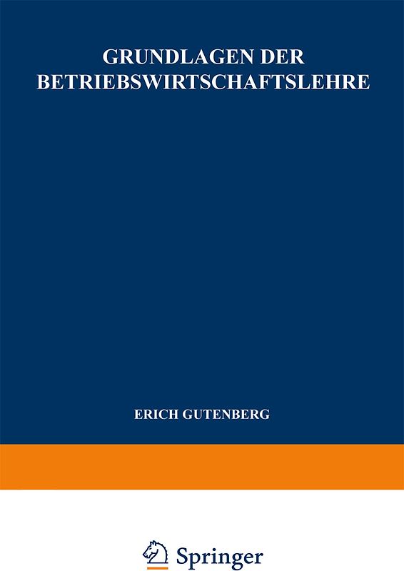 Grundlagen der Betriebswirtschaftslehre