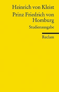 Prinz Friedrich von Homburg. Studienausgabe