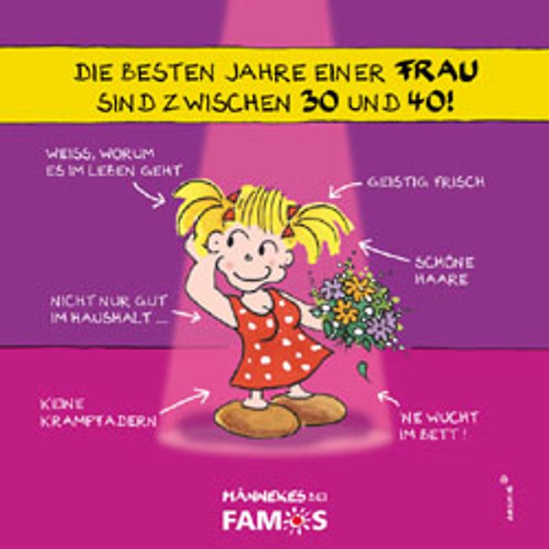 Die besten Jahre einer Frau sind zwischen 30 und 40