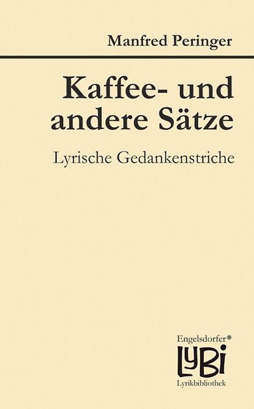 Kaffee- und andere Sätze