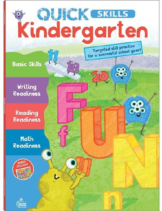 Quick Skills Kindergarten Workbook