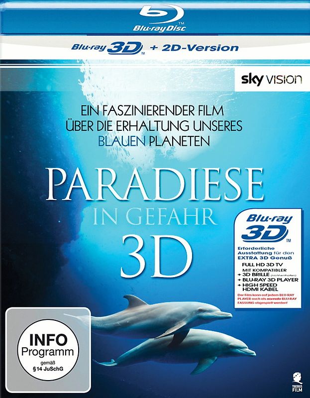 Paradiese in Gefahr (SKY VISION) [3D Blu-ray + 2D Version] 3D Blu-ray Disc