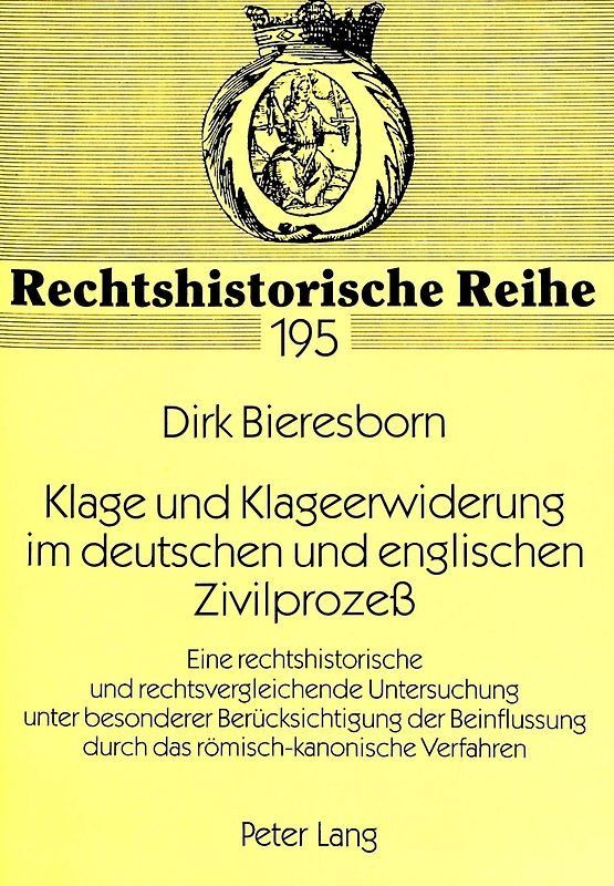Klage und Klageerwiderung im deutschen und englischen Zivilprozeß